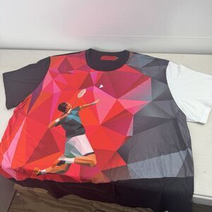 Vie Riche Paris Badmitton Theme Men’s 3XL NWT Lightweight